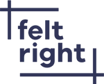 Felt Right logo, acoustic wall panel brand