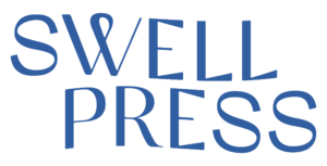 Swell Press logo, letterpress stationery brand