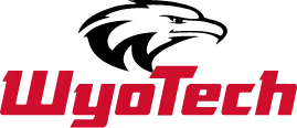 WyoTech logo, Laramie Wyoming automotive and diesel trade school