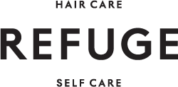 Refuge Hair logo, USA-made clean hair care brand
